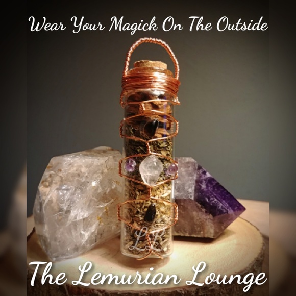 Wearable Magick Spell Bottle #1 - Picture 2 of 6